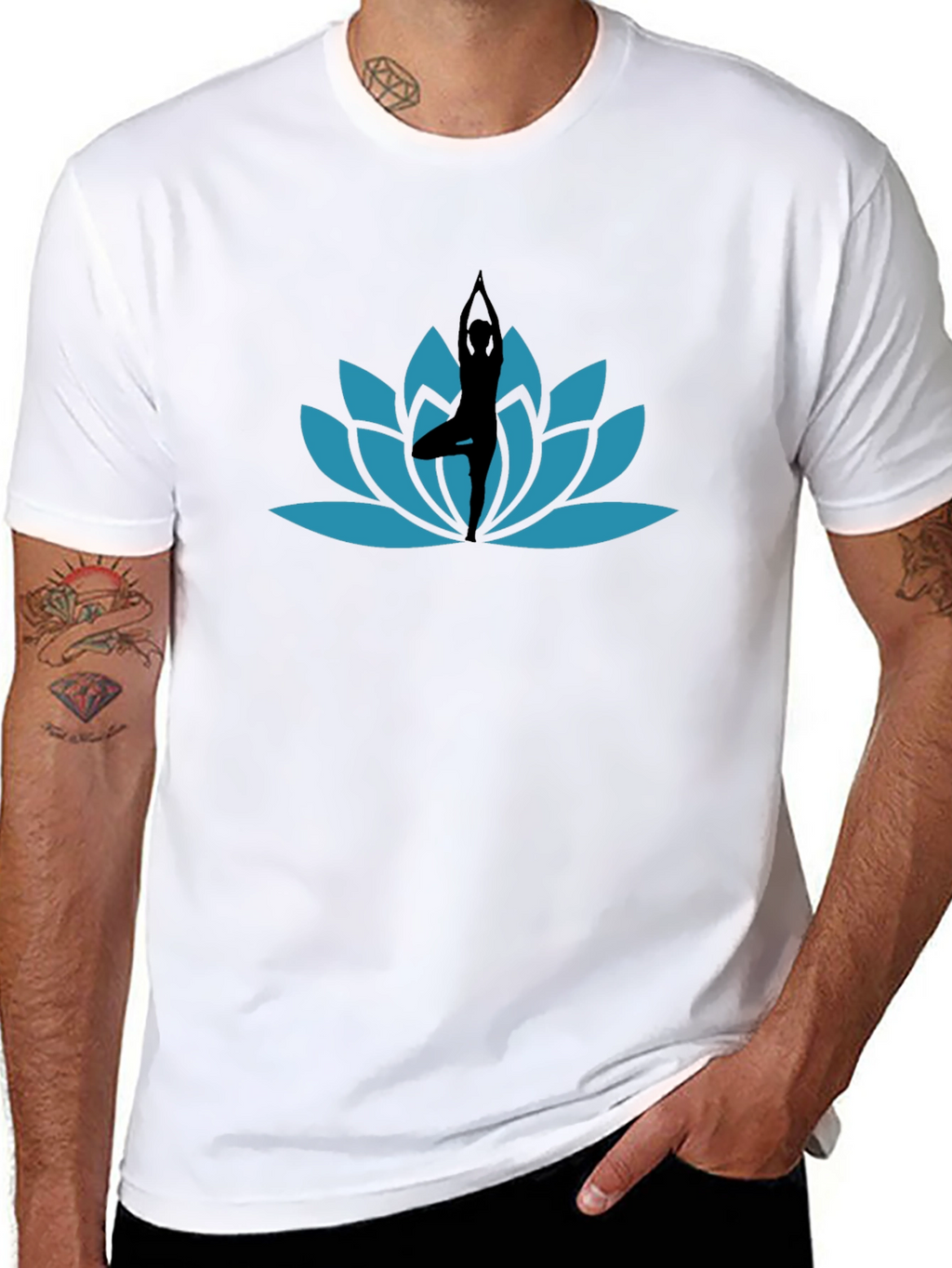 Yoga Lotus Flower T-Shirt
