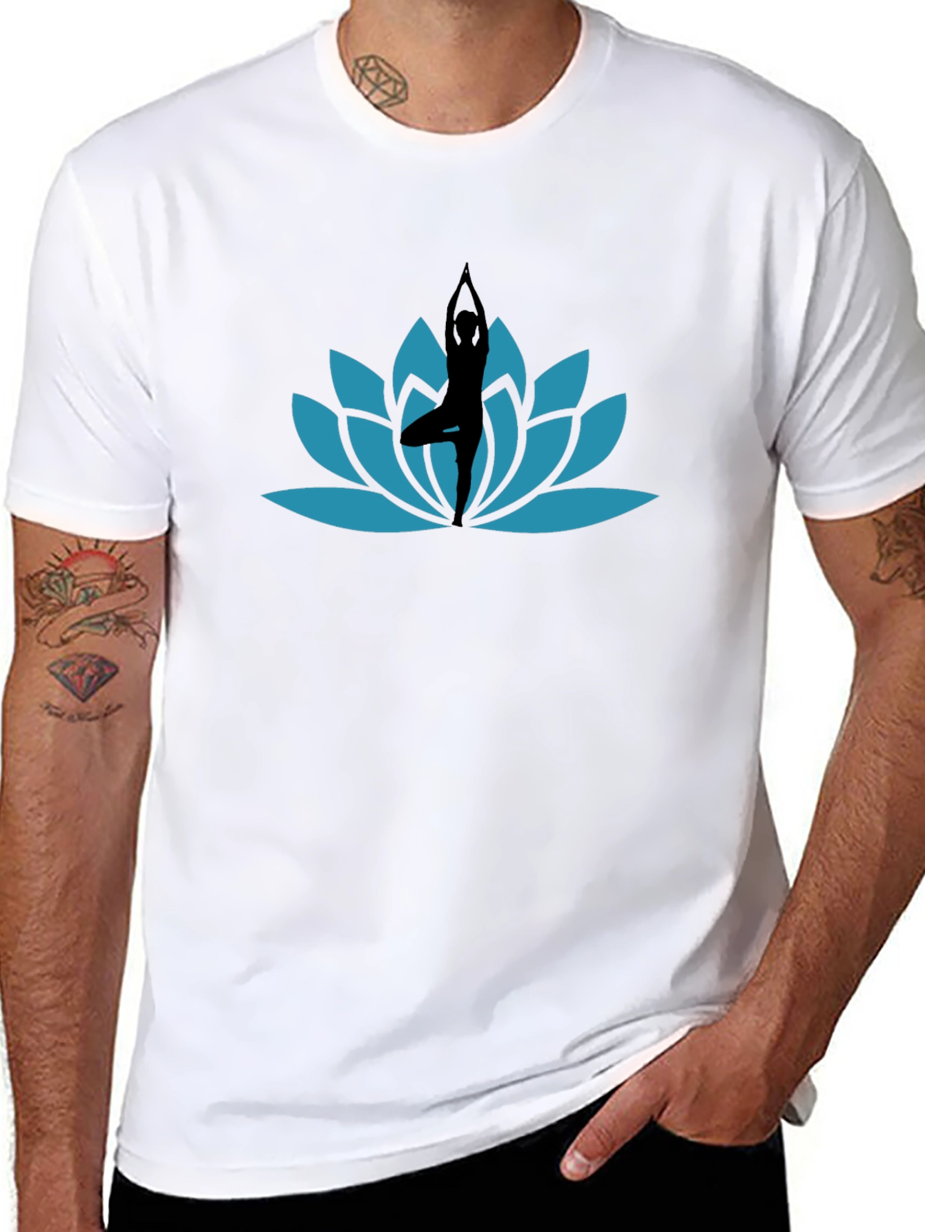 Yoga Lotus Flower T-Shirt