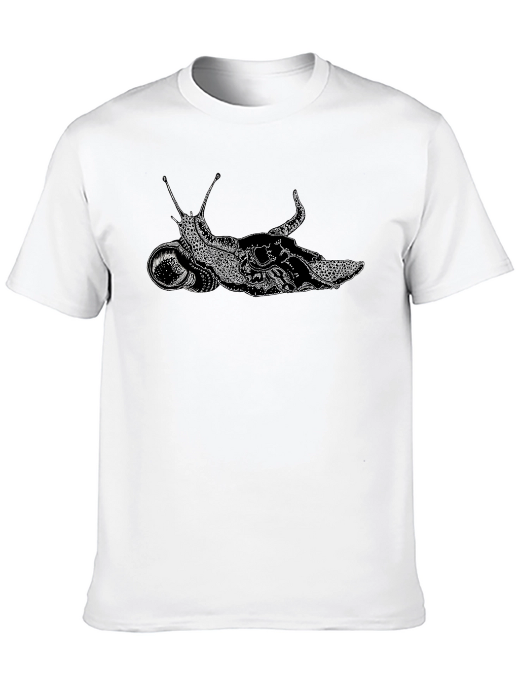 Snail Astronaut Black T-Shirt Unique Graphic Tee