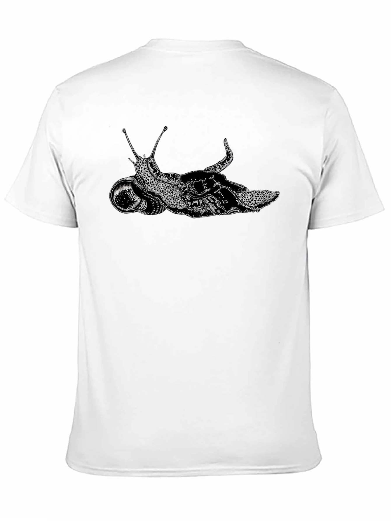 Snail Astronaut Black T-Shirt Unique Graphic Tee