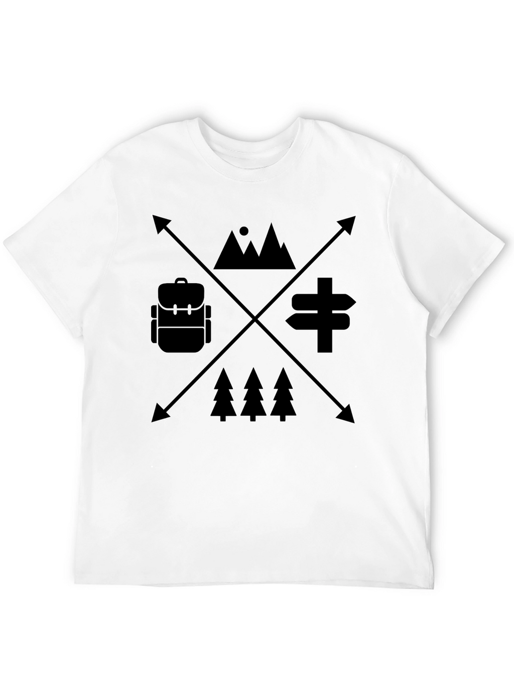 Outdoor Adventure Graphic Tee - Camping Hiking Shirt