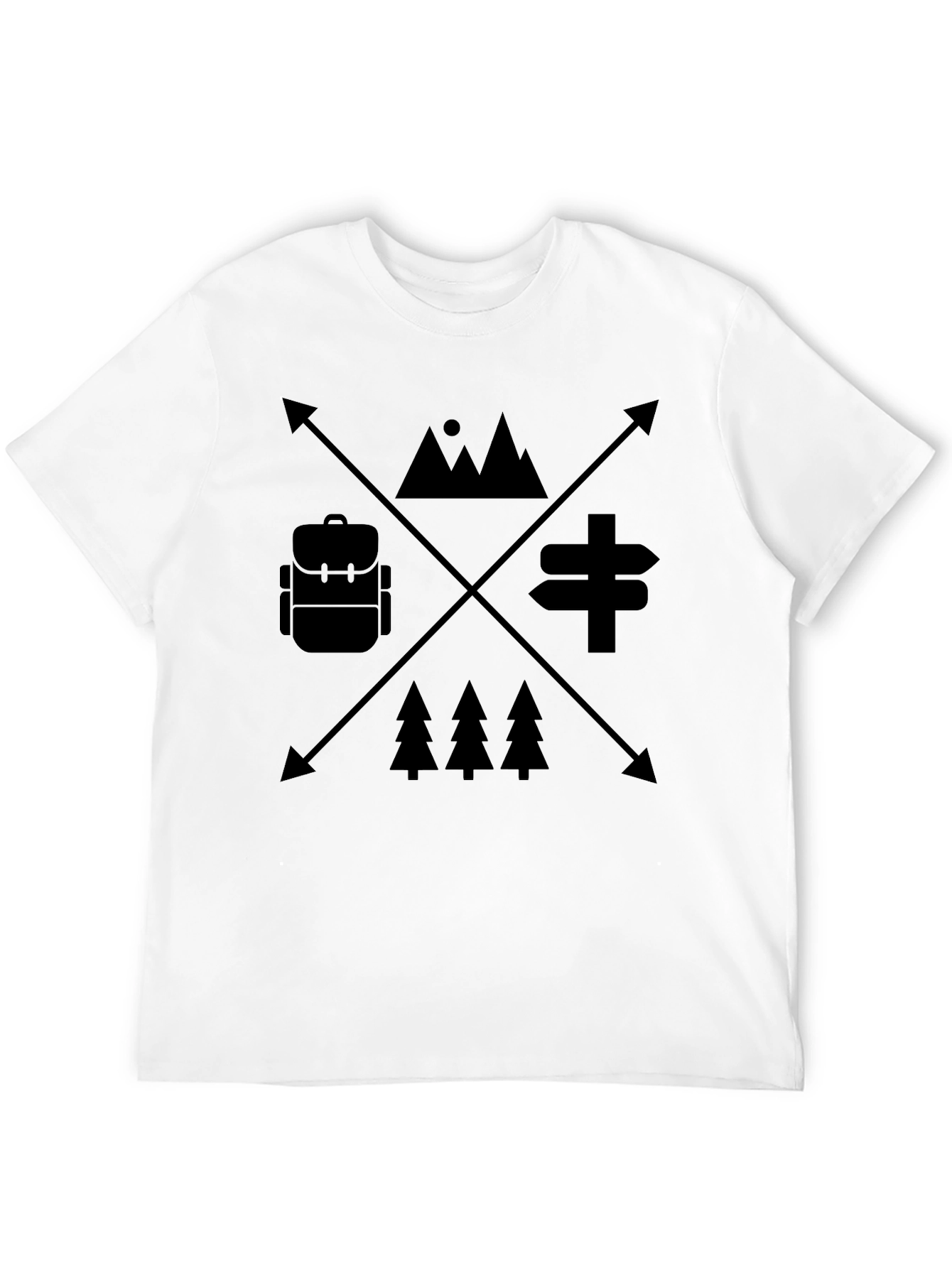 Outdoor Adventure Graphic Tee - Camping Hiking Shirt