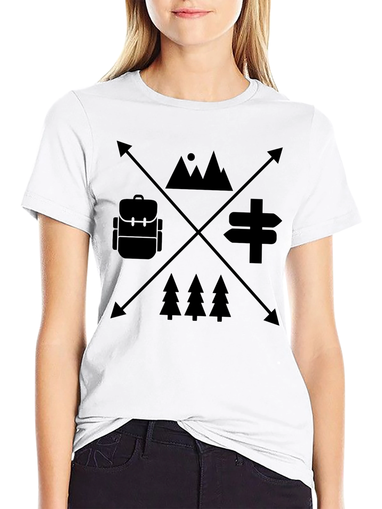 Outdoor Adventure Graphic Tee - Camping Hiking Shirt