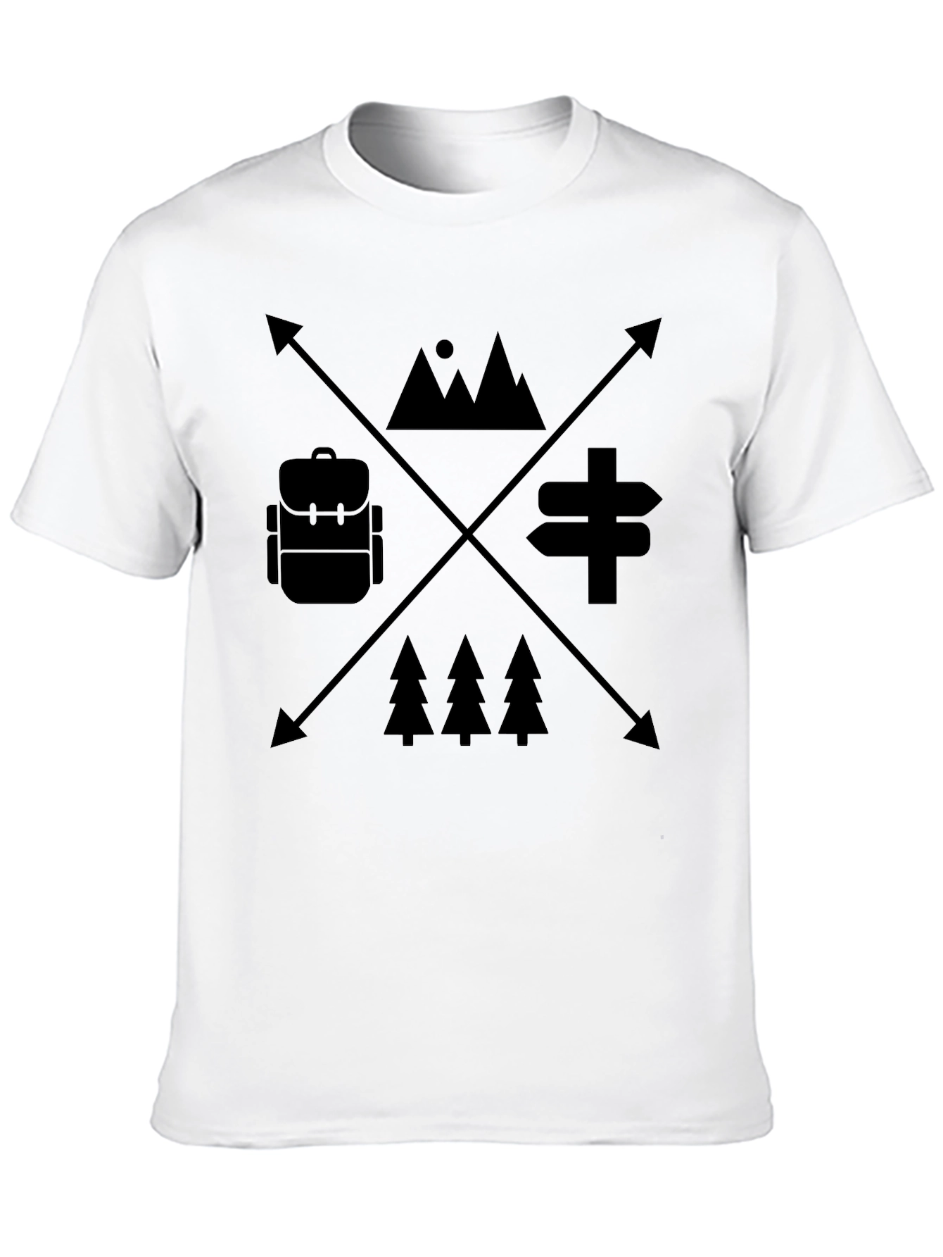 Outdoor Adventure Graphic Tee - Camping Hiking Shirt