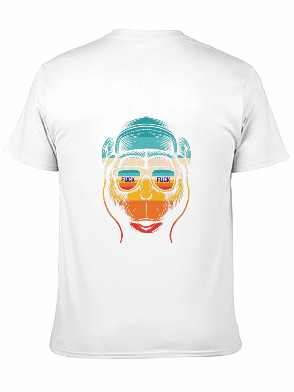 Funny Monkey Graphic Tee - Cool Retro Design