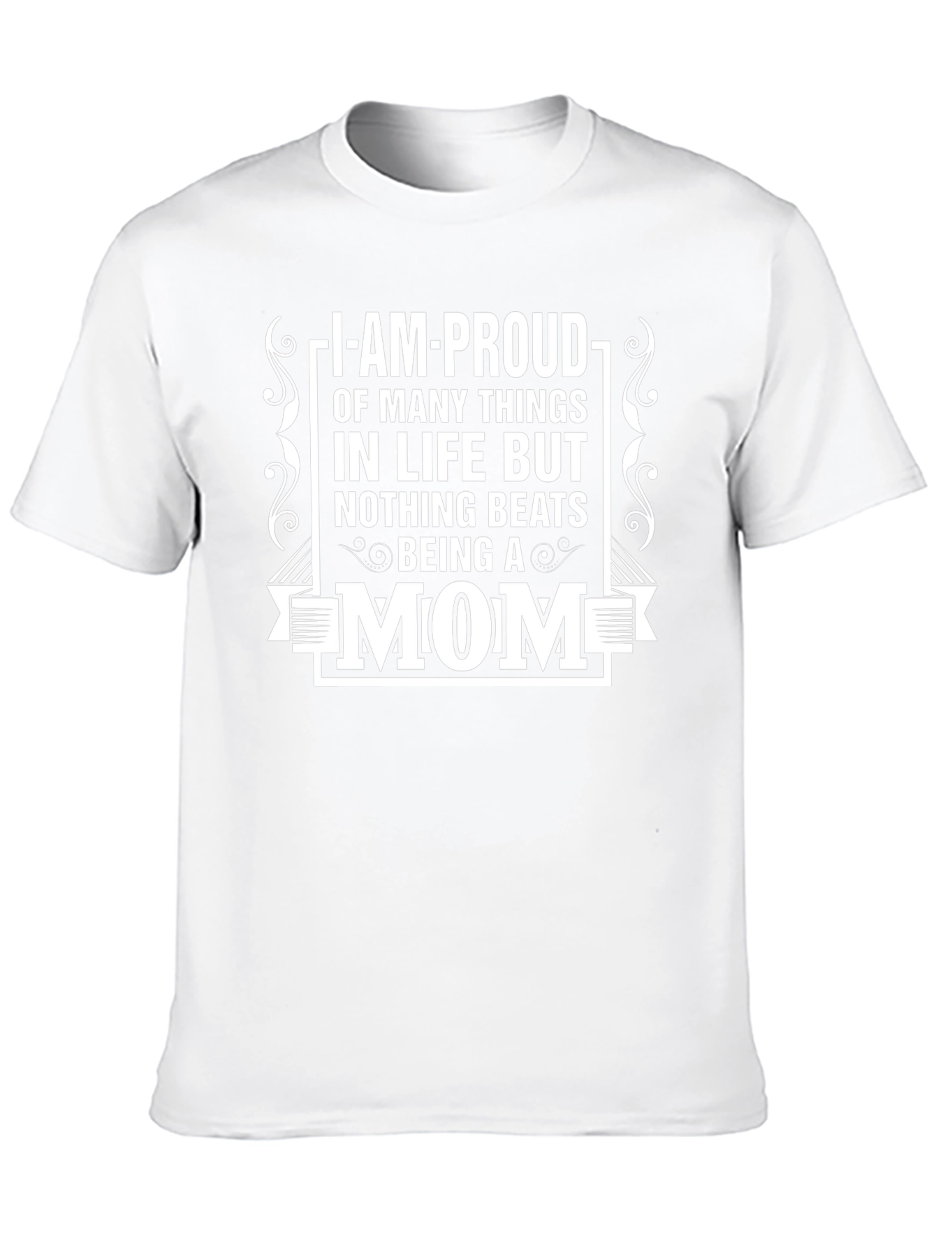 Proud Mom T-Shirt - Black Graphic Tee