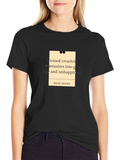 Brené Brown Quote T-Shirt - Unused Creativity