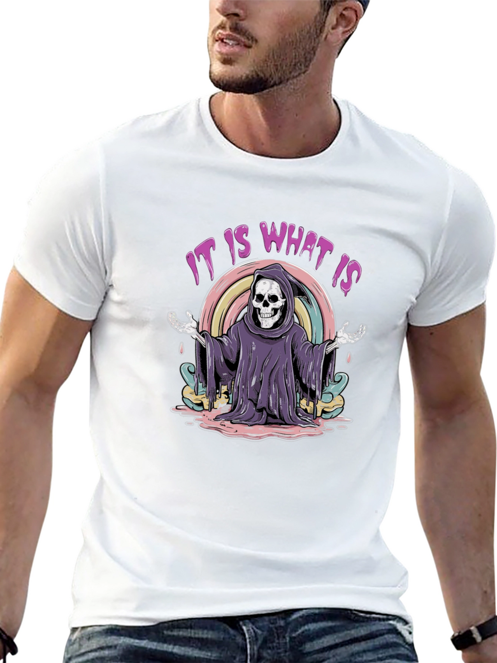It Is What It Is Grim Reaper T-Shirt