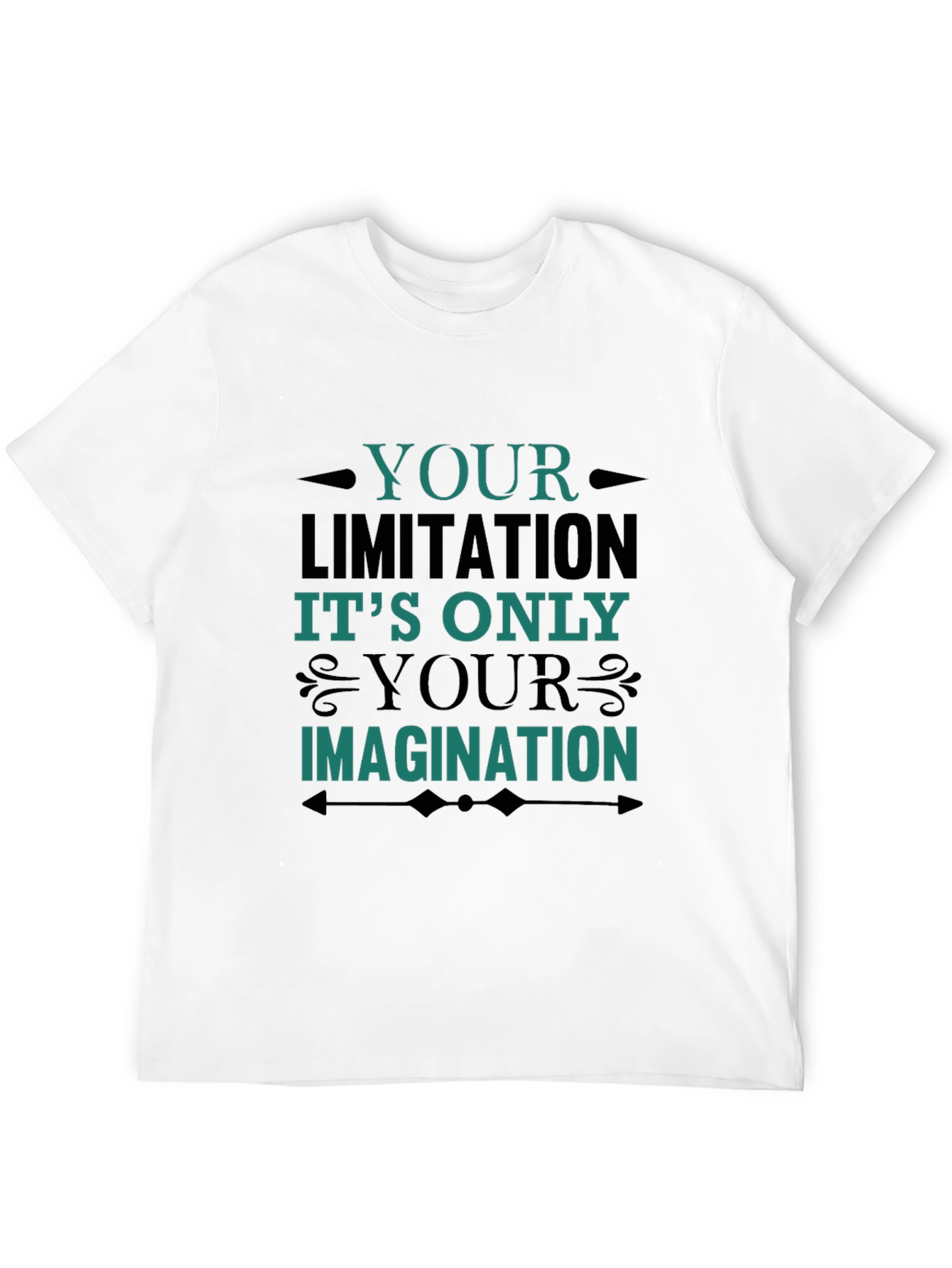 Inspirational Graphic Tee - Your Limitation Imagination