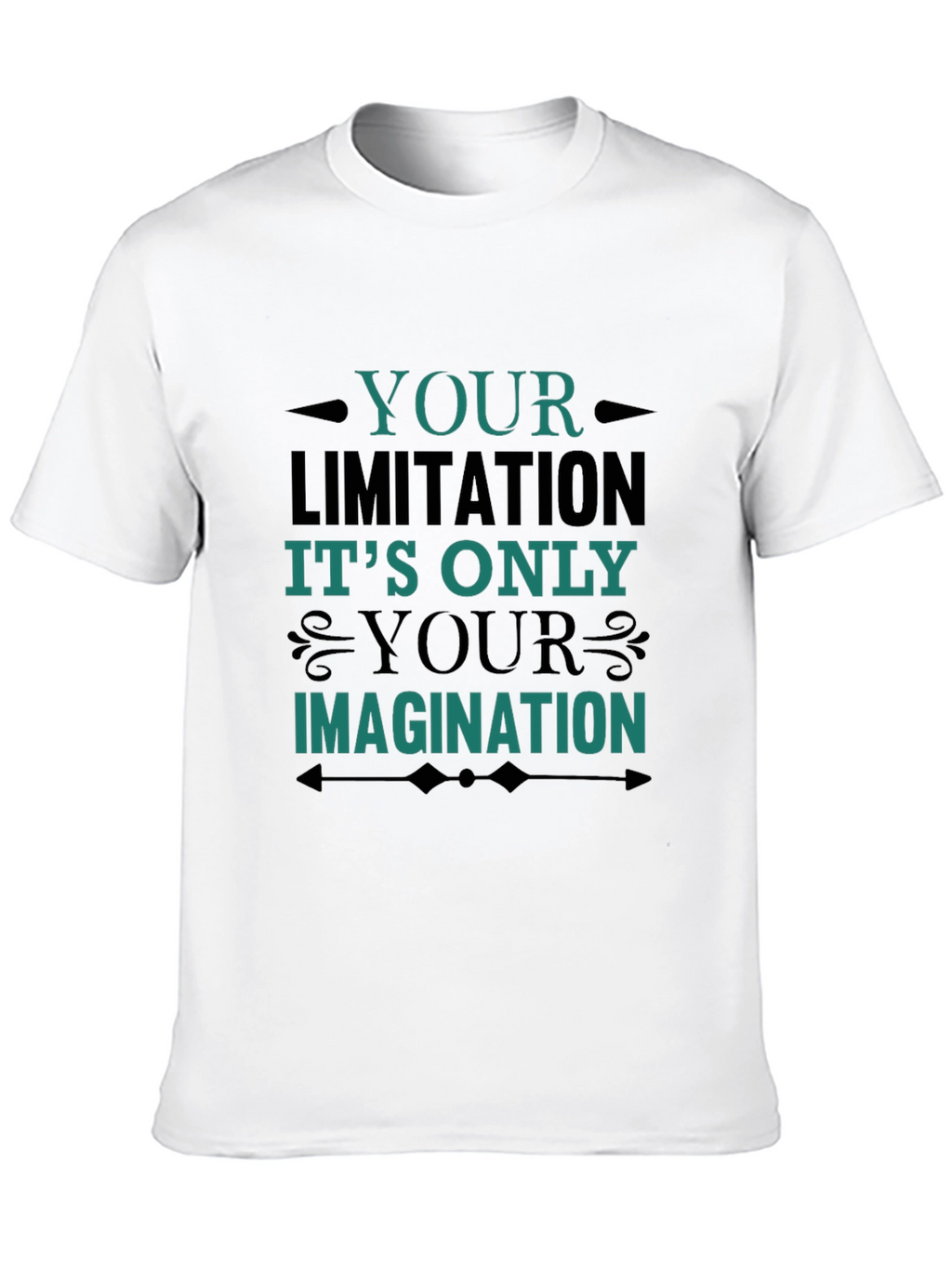 Inspirational Graphic Tee - Your Limitation Imagination