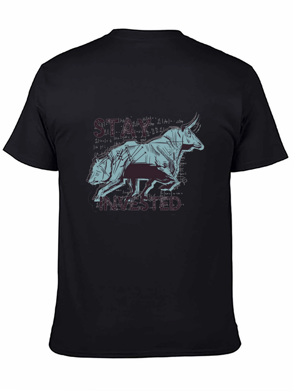 Stay Invested Bear & Bull Graphic T-Shirt