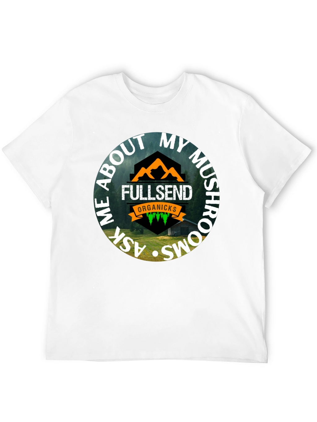 Fullsend Organicks Mushroom T-Shirt