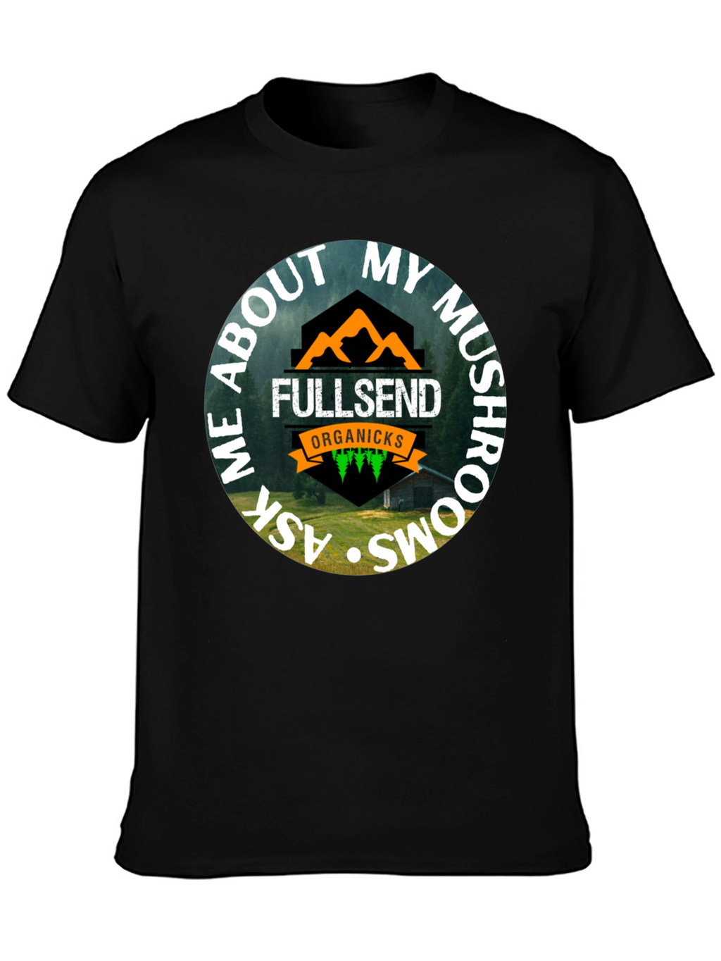 Fullsend Organicks Mushroom T-Shirt