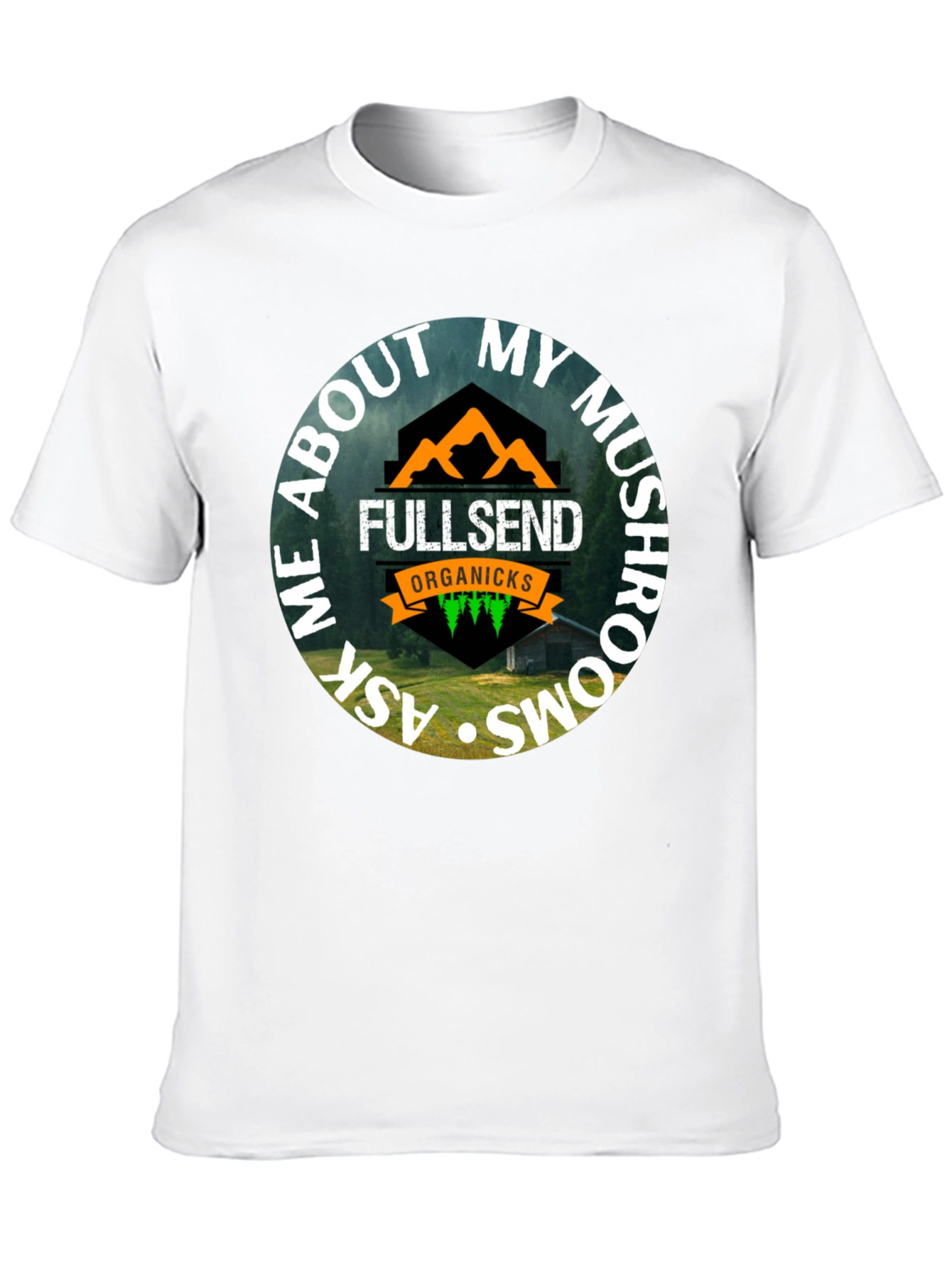 Fullsend Organicks Mushroom T-Shirt
