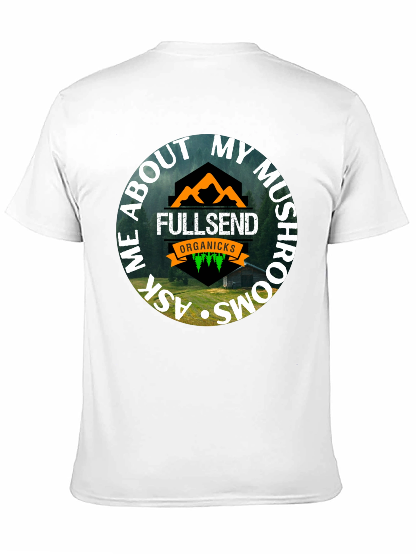 Fullsend Organicks Mushroom T-Shirt