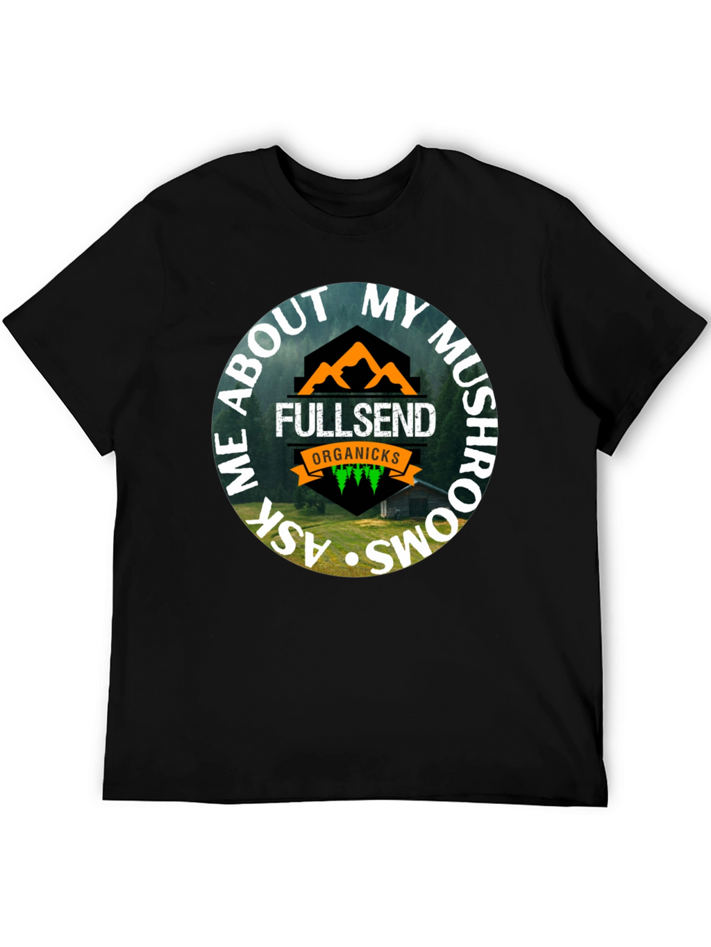 Fullsend Organicks Mushroom T-Shirt