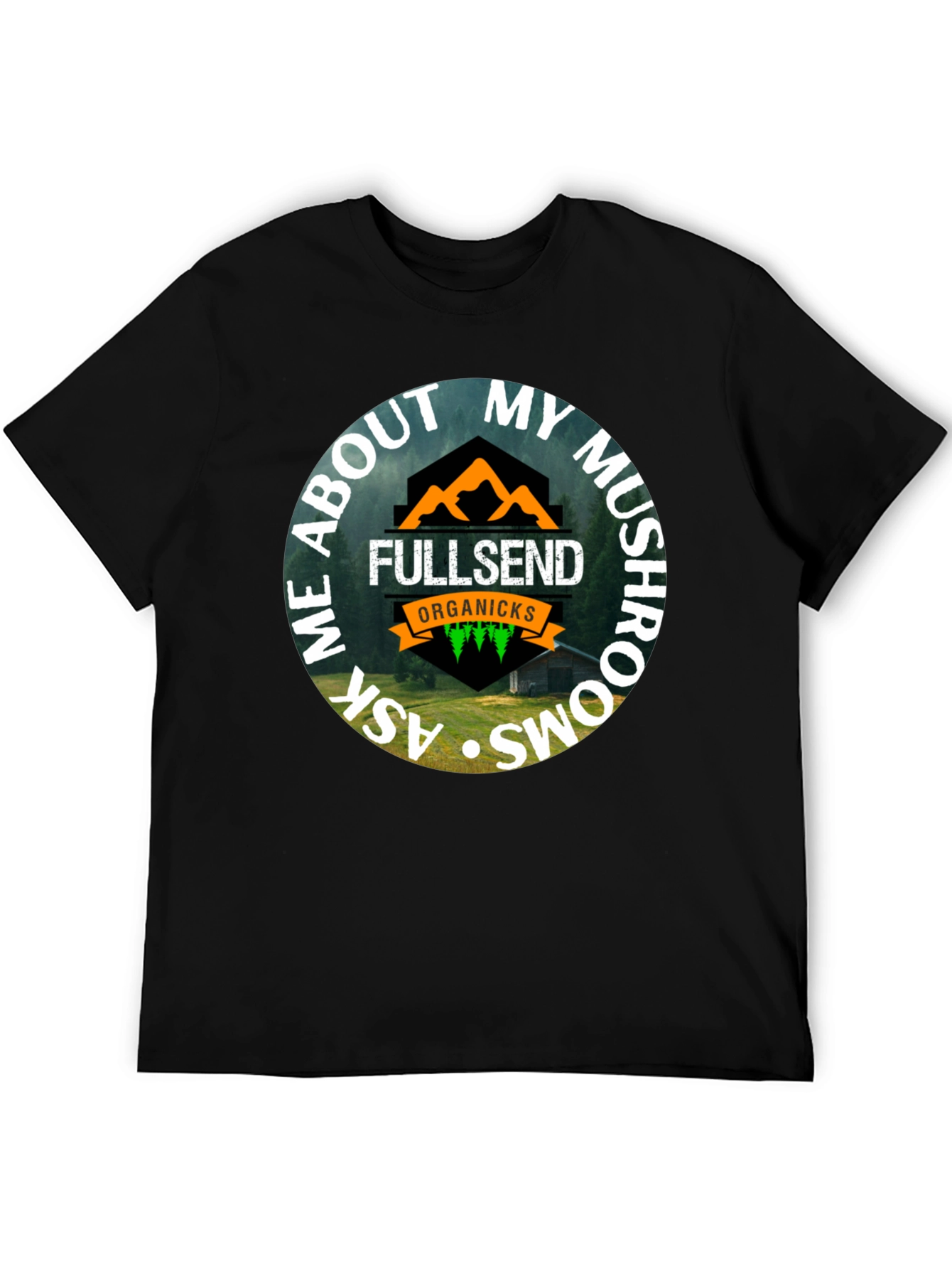 Fullsend Organicks Mushroom T-Shirt