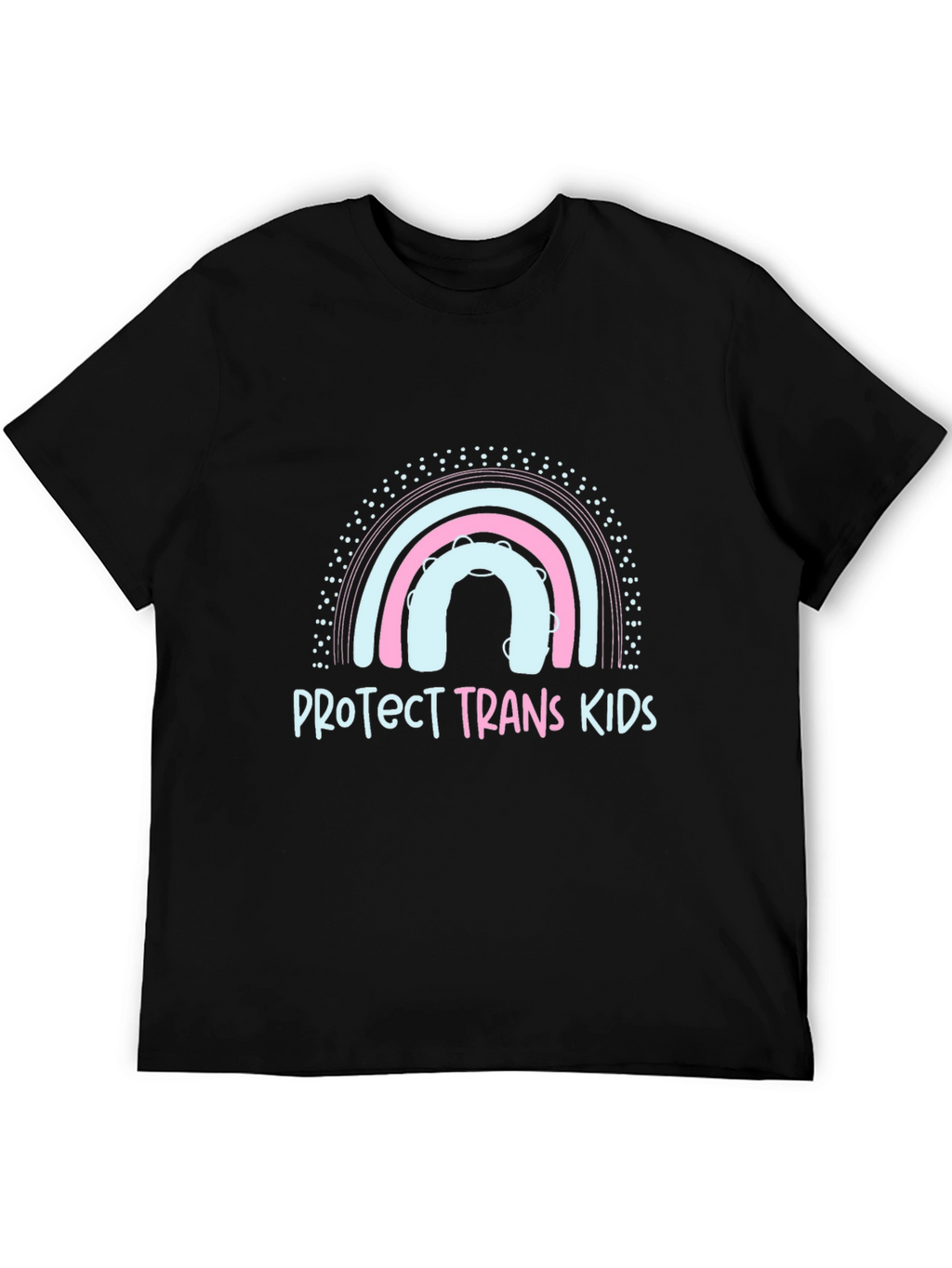 Protect Trans Kids Graphic Tee - Rainbow Design