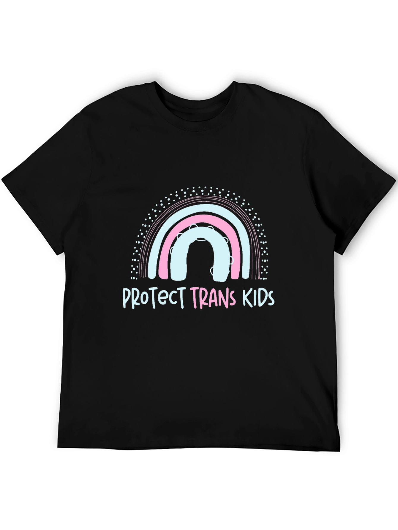Protect Trans Kids Graphic Tee - Rainbow Design