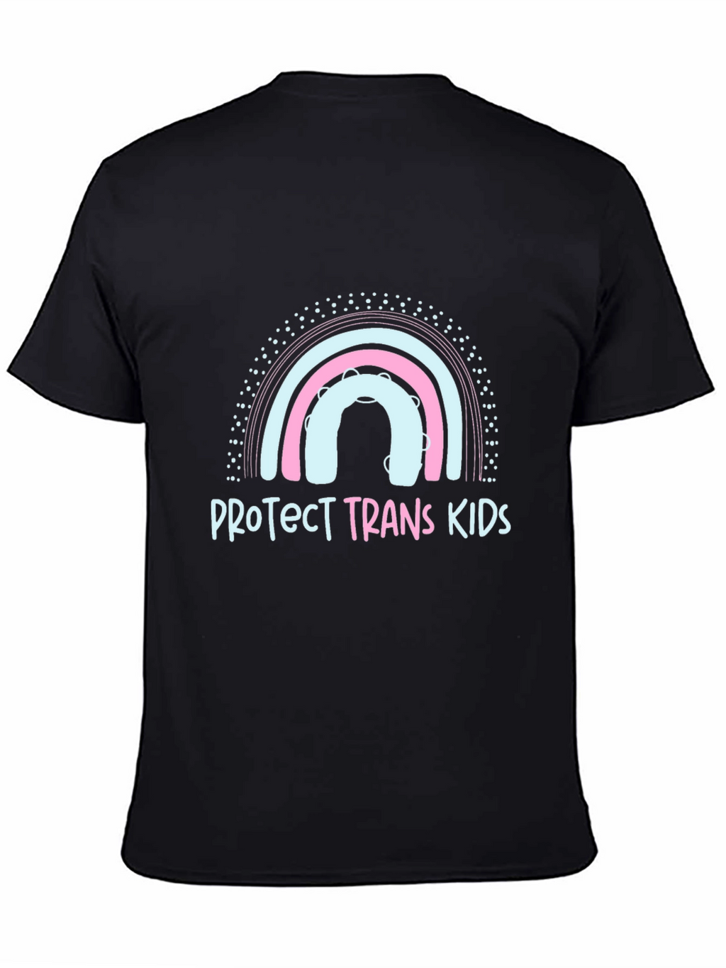 Protect Trans Kids Graphic Tee - Rainbow Design