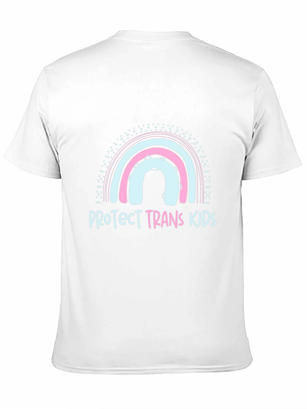 Protect Trans Kids Graphic Tee - Rainbow Design
