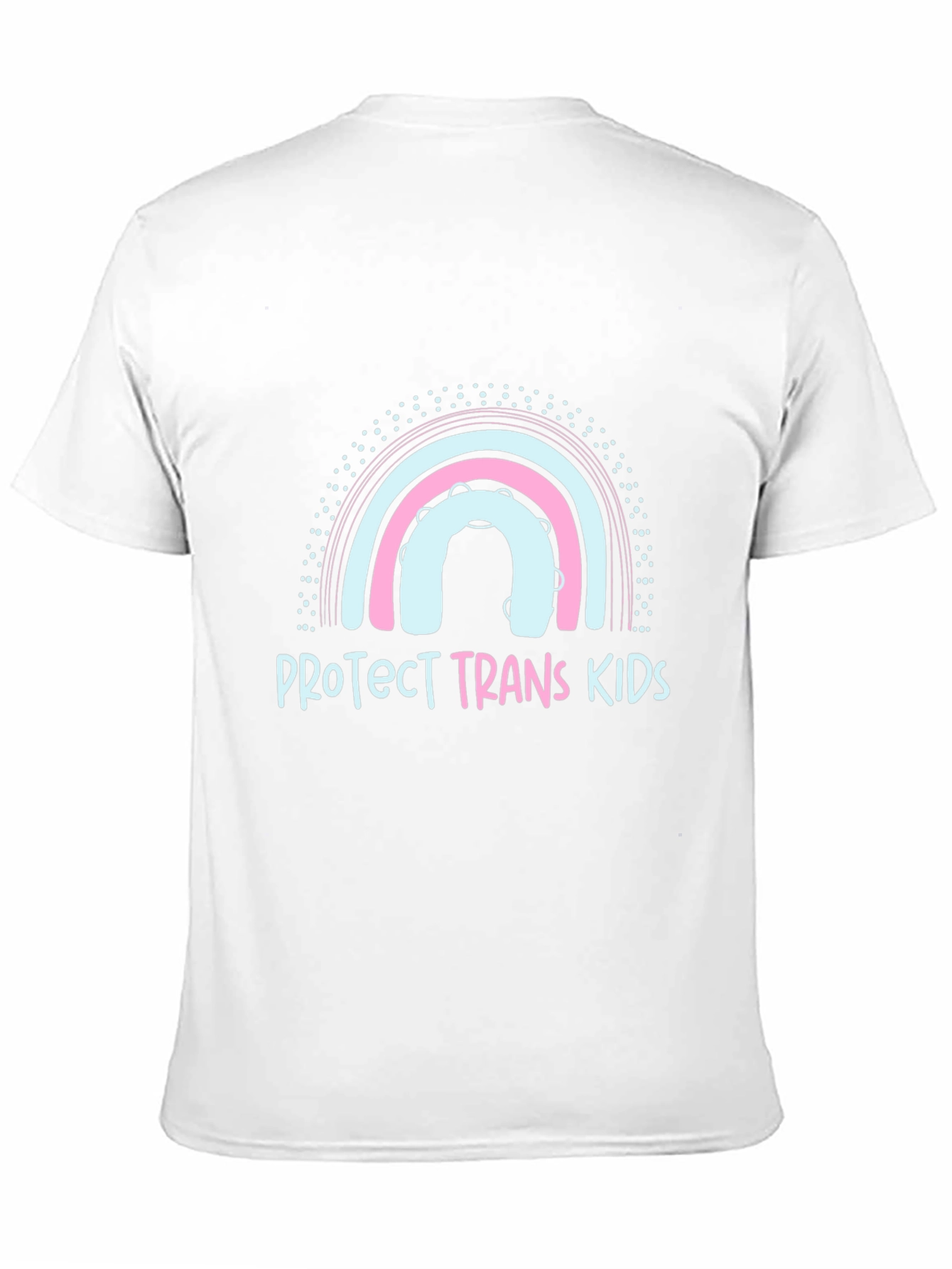 Protect Trans Kids Graphic Tee - Rainbow Design
