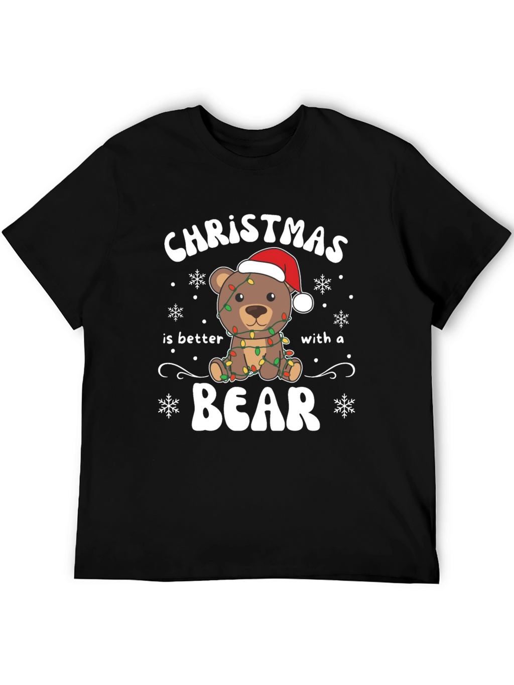 Christmas Bear T-Shirt: Holiday Cheer