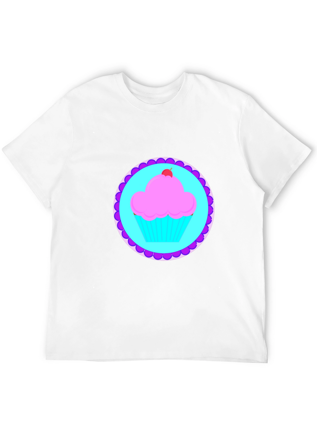 Cupcake Graphic Black T-Shirt
