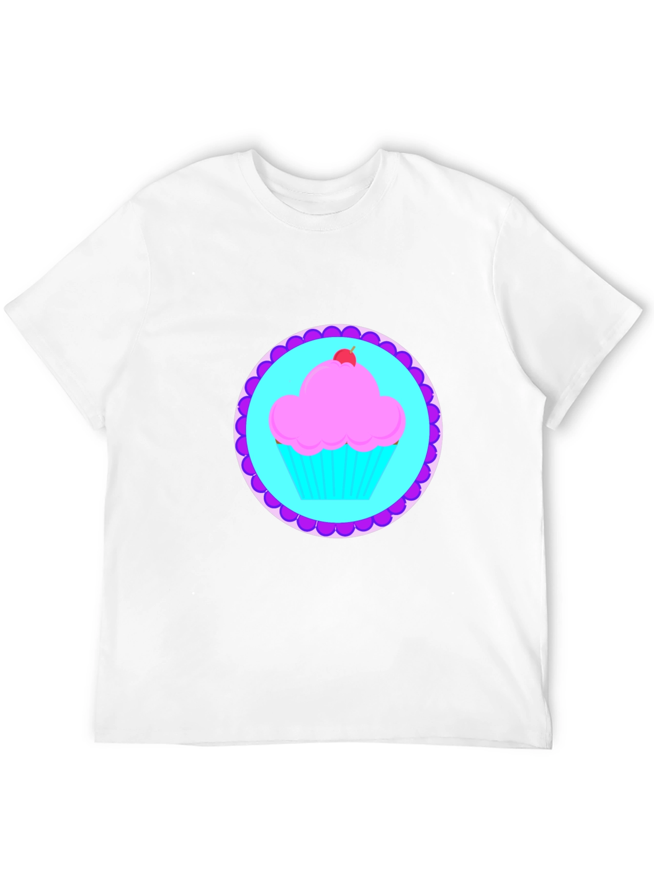 Cupcake Graphic Black T-Shirt