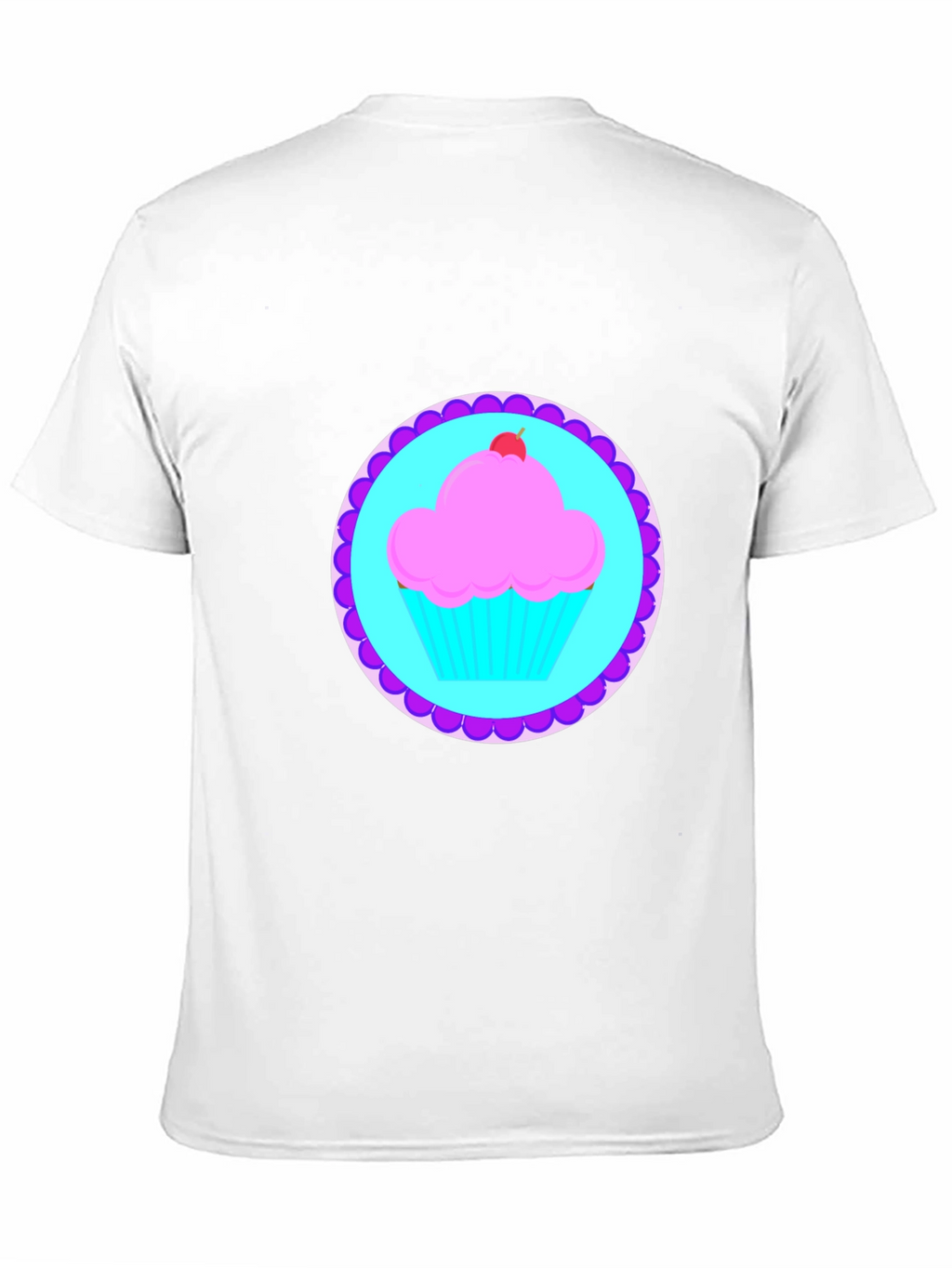 Cupcake Graphic Black T-Shirt