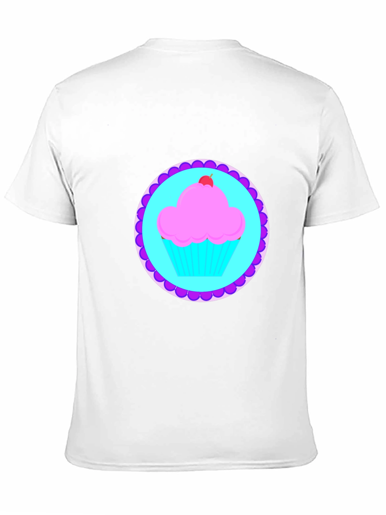 Cupcake Graphic Black T-Shirt