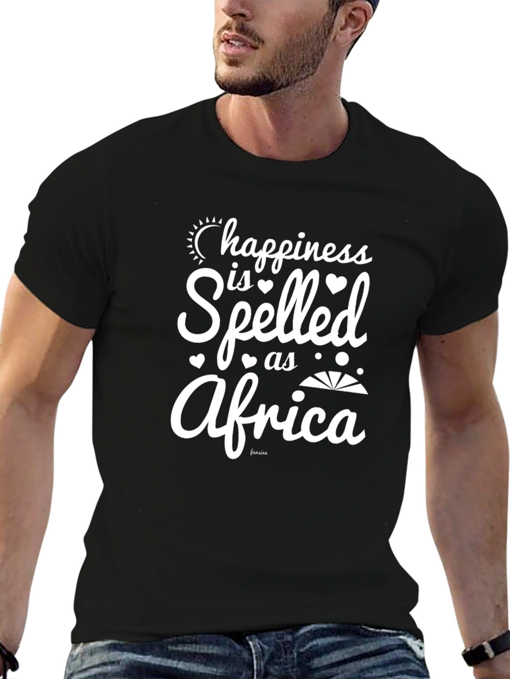 Happiness is Spelled as Africa T-Shirt