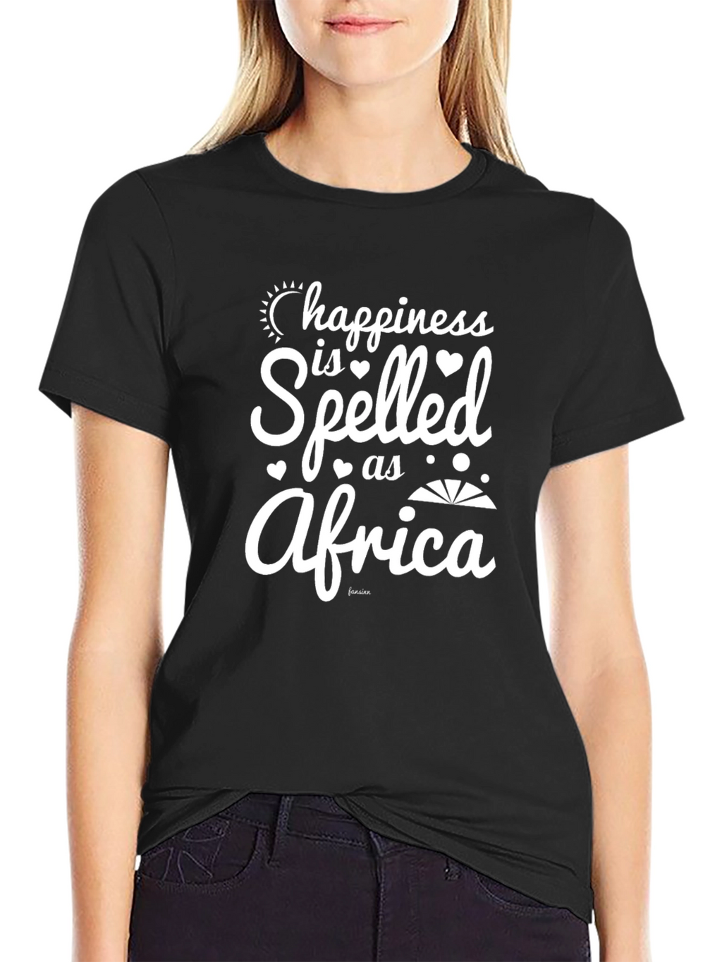 Happiness is Spelled as Africa T-Shirt