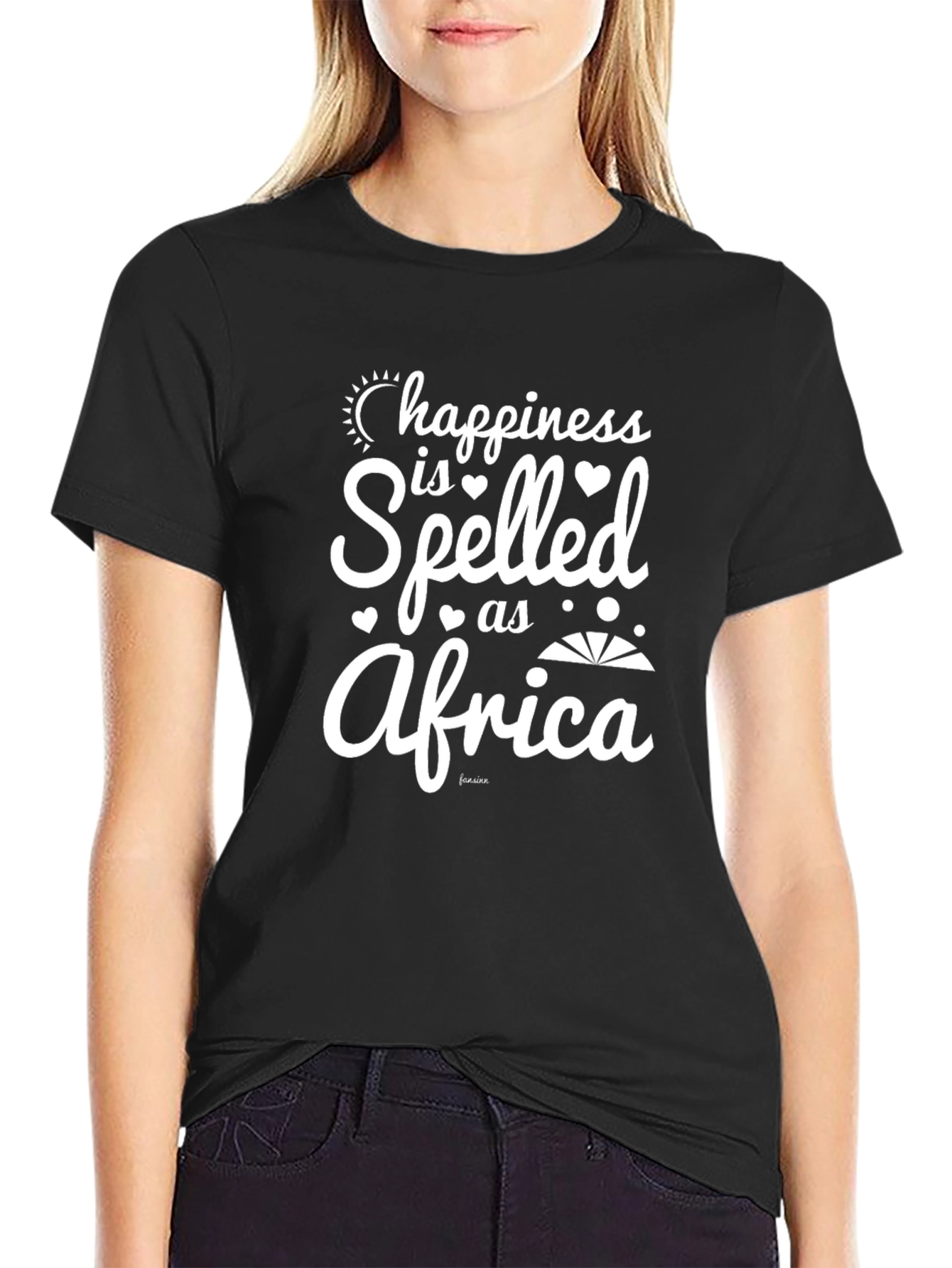 Happiness is Spelled as Africa T-Shirt