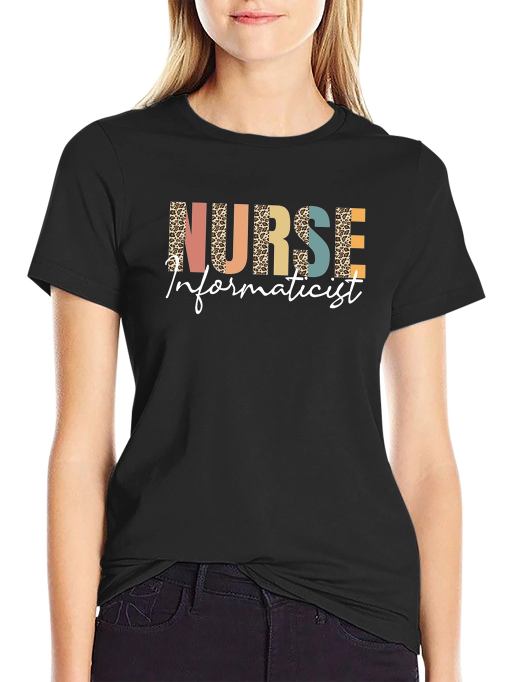 Nurse Informaticist Leopard Print T-Shirt