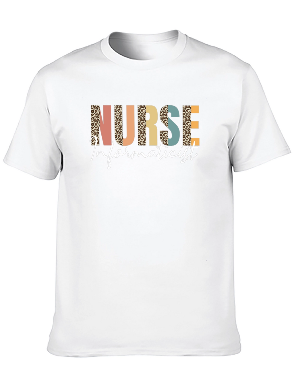 Nurse Informaticist Leopard Print T-Shirt