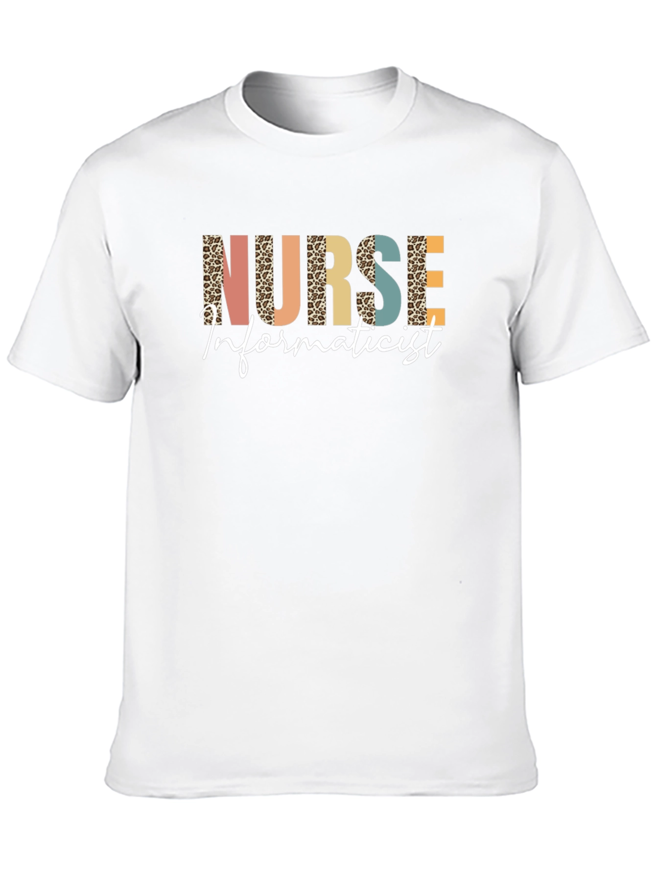 Nurse Informaticist Leopard Print T-Shirt