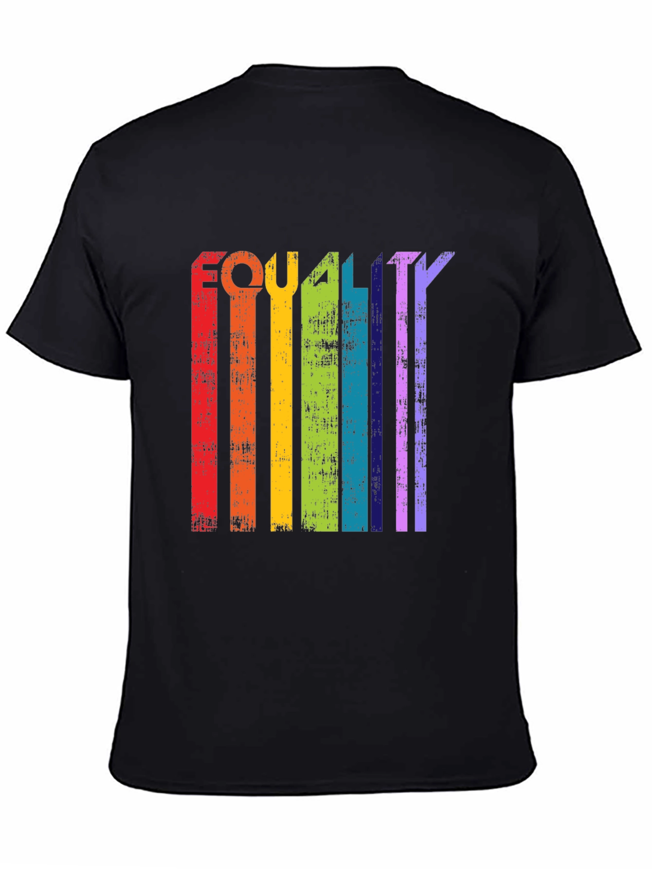 Equality Rainbow Striped T-Shirt