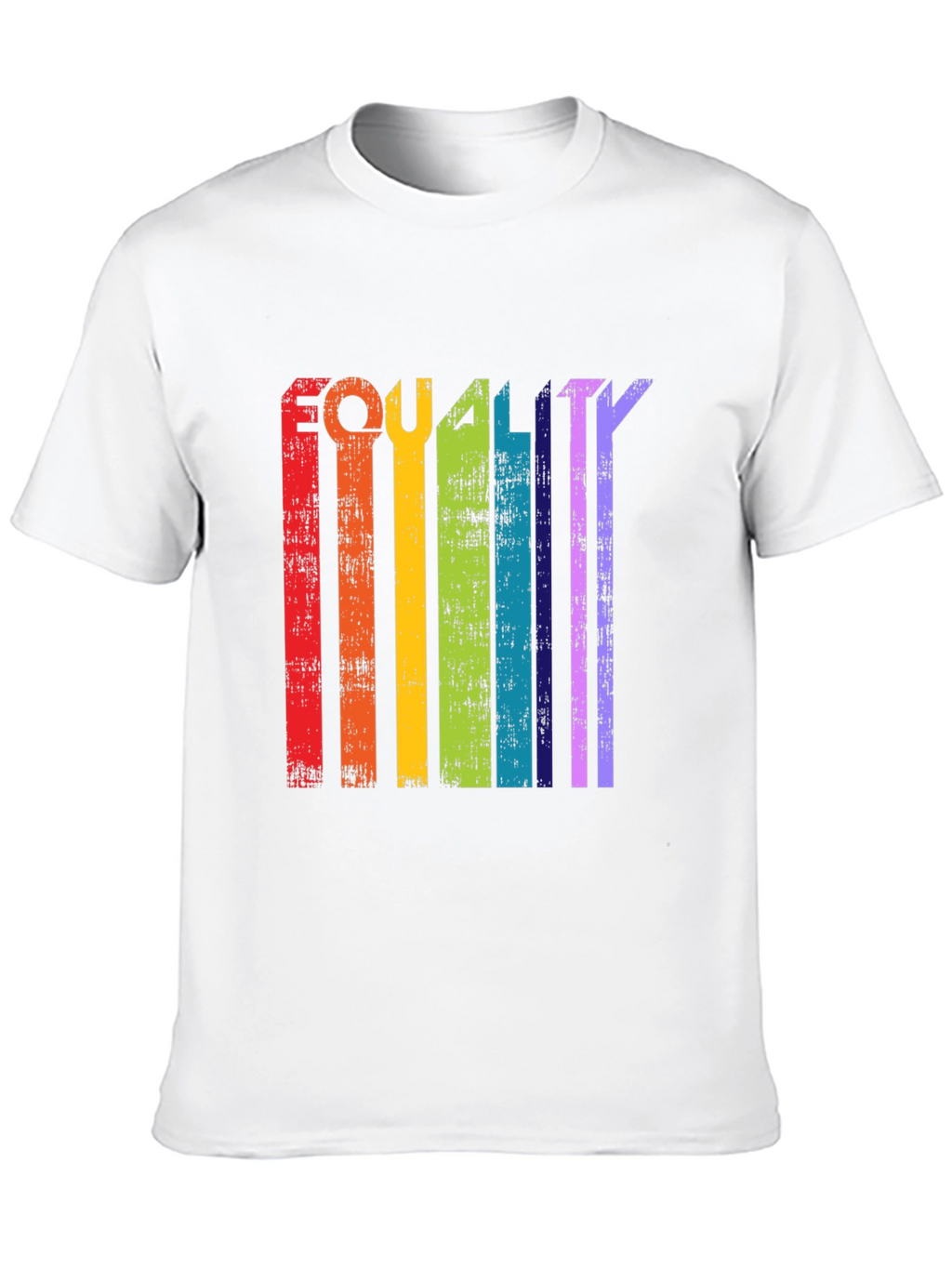 Equality Rainbow Striped T-Shirt