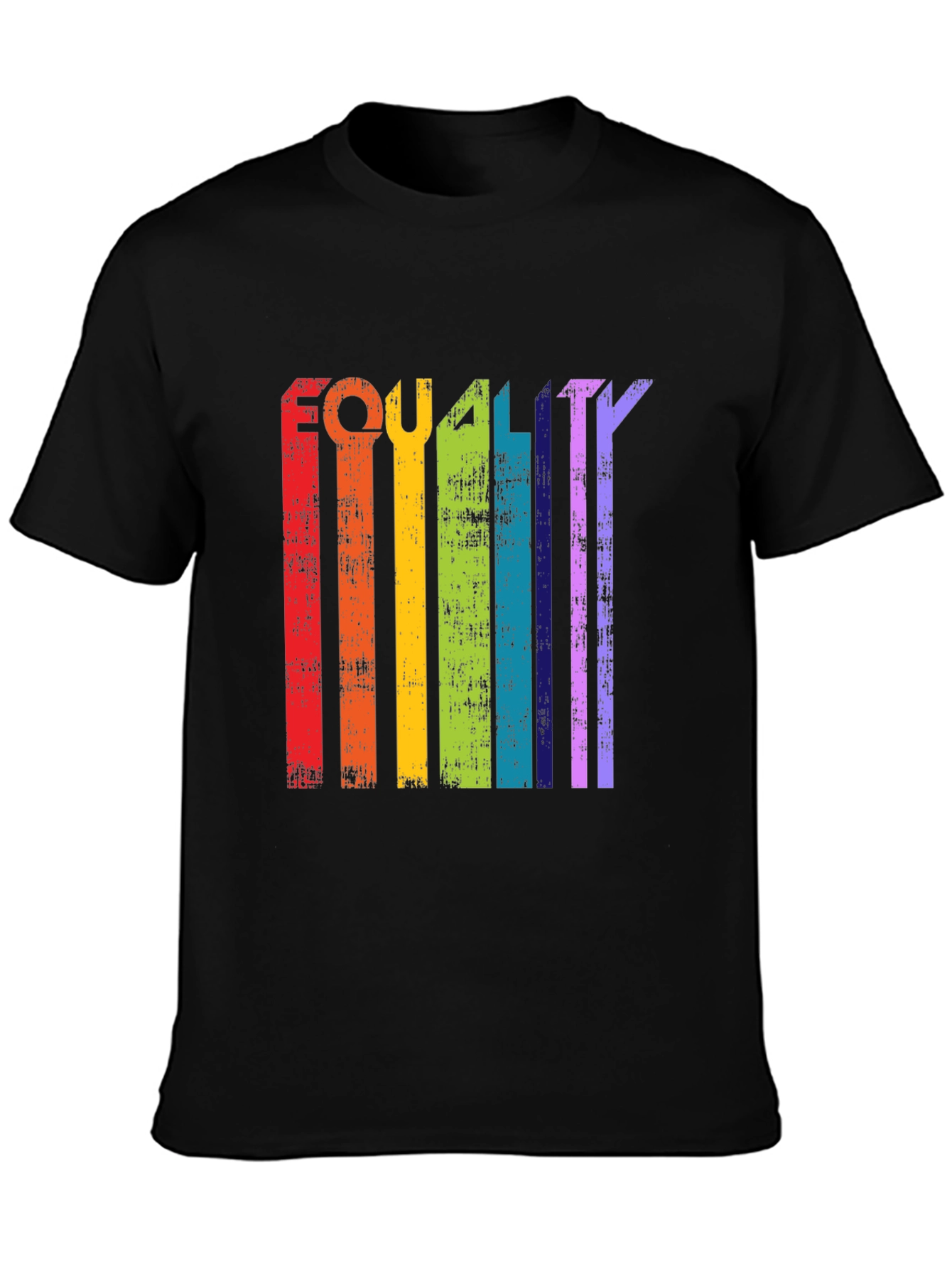 Equality Rainbow Striped T-Shirt