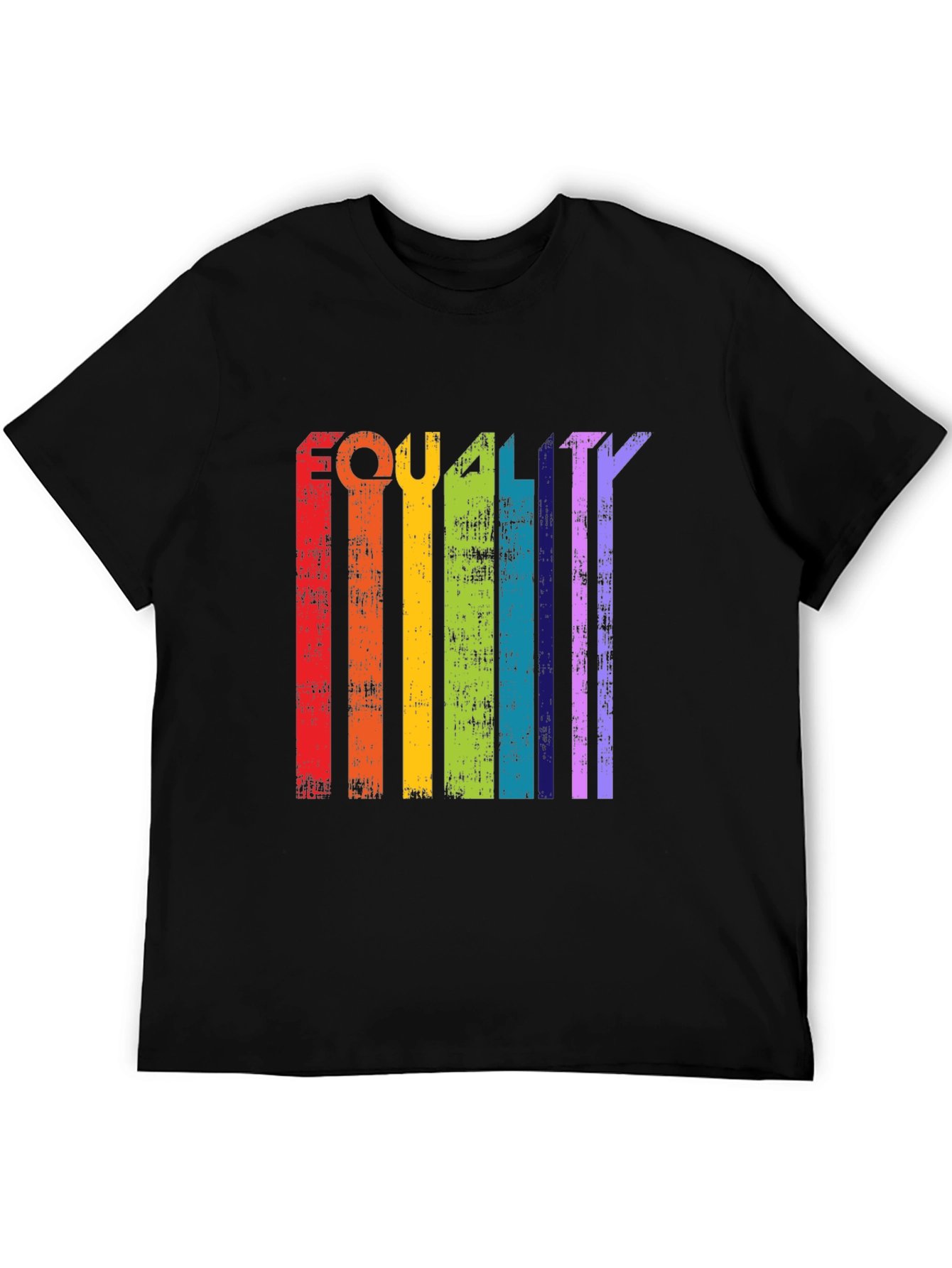 Equality Rainbow Striped T-Shirt