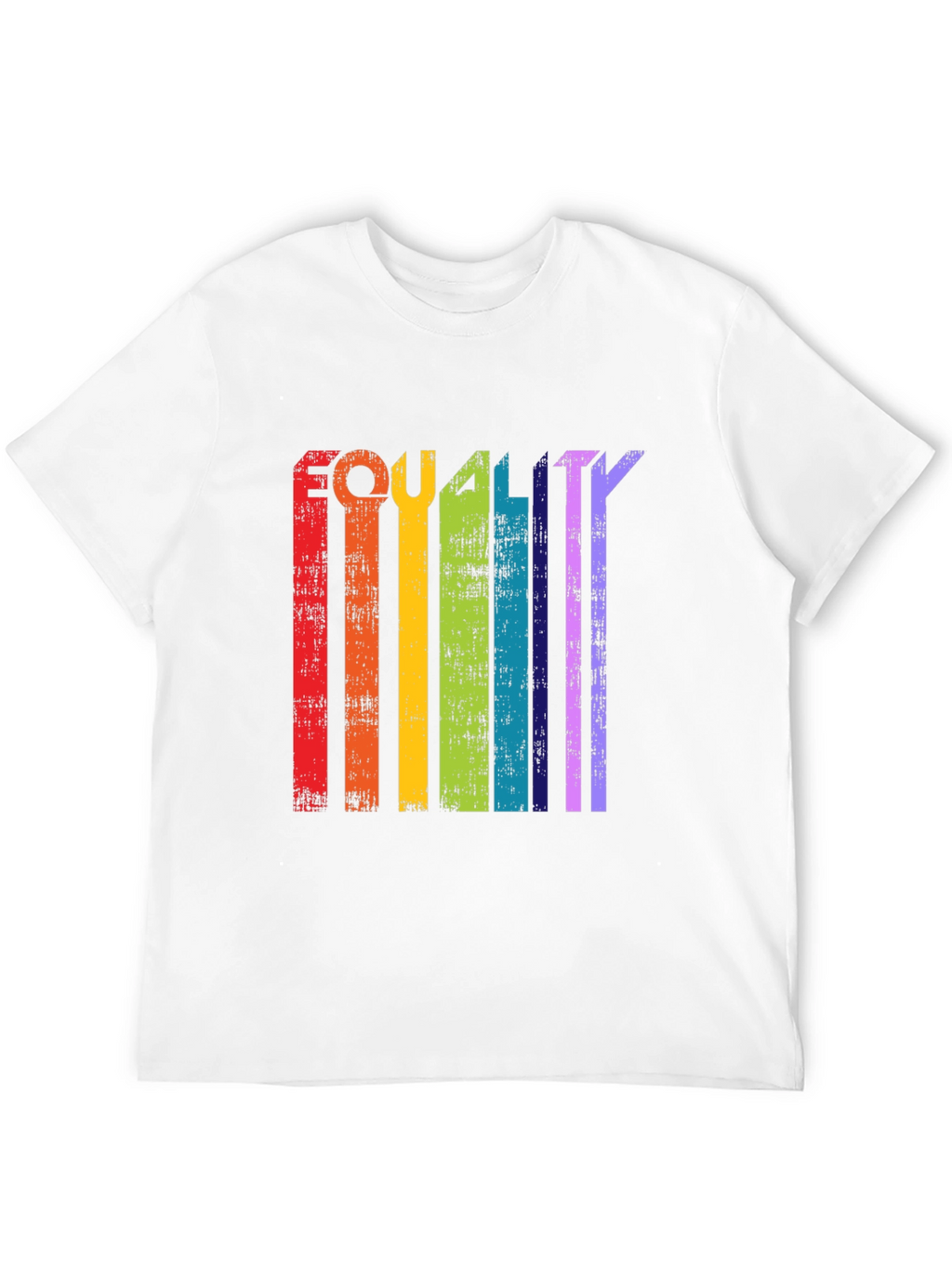 Equality Rainbow Striped T-Shirt