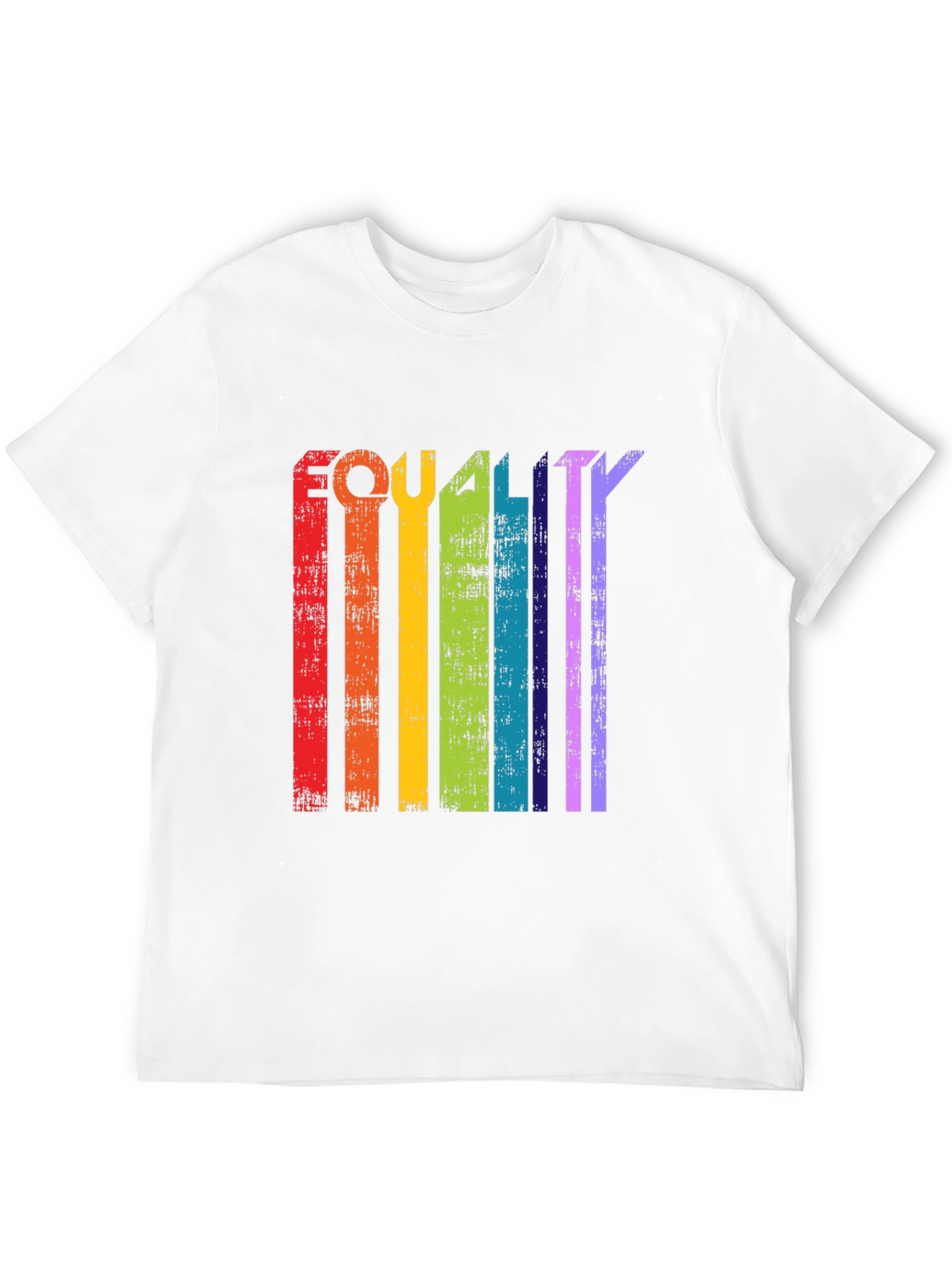 Equality Rainbow Striped T-Shirt