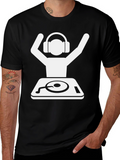 DJ Graphic Tee - Black T-Shirt
