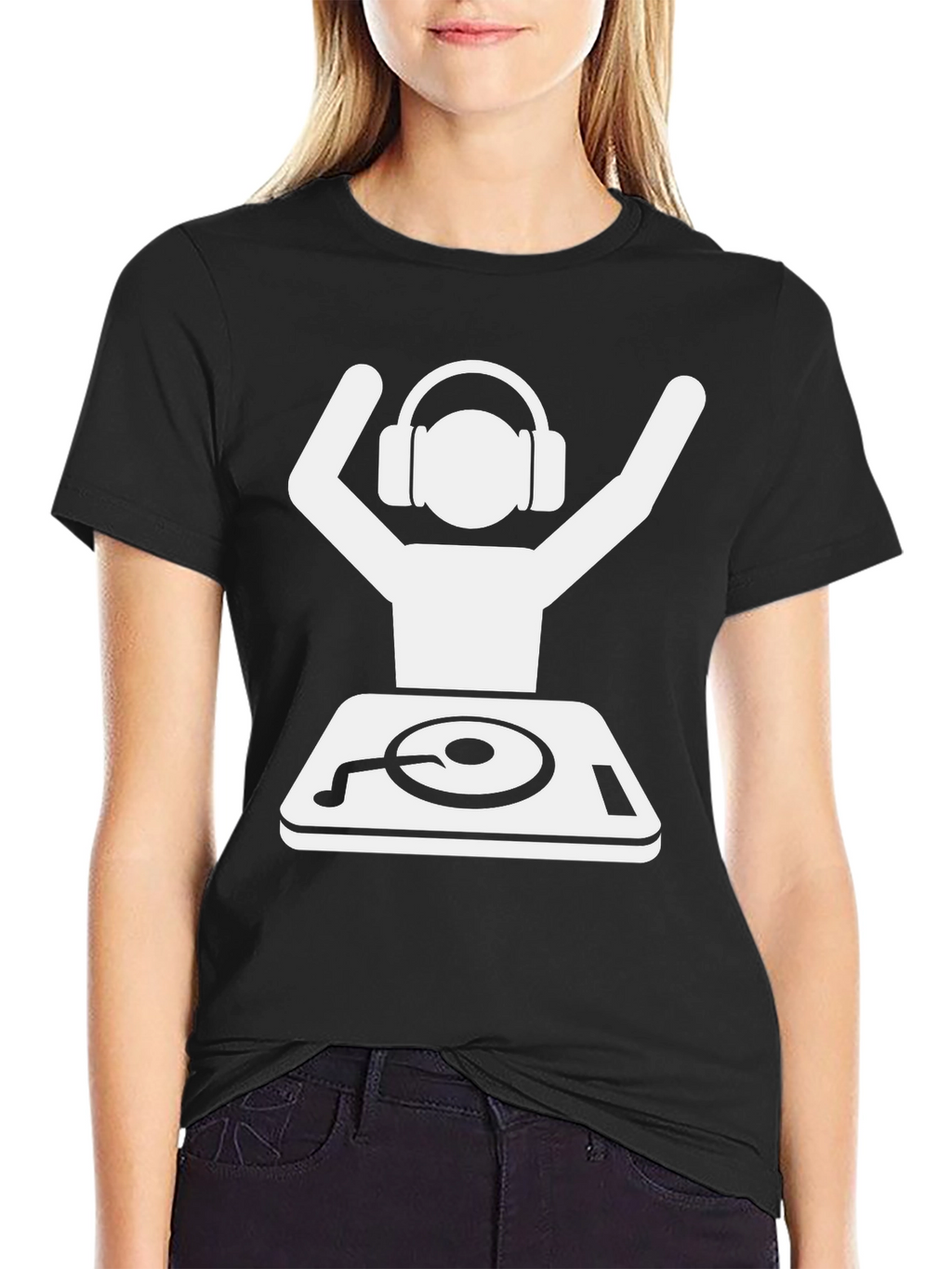 DJ Graphic Tee - Black T-Shirt