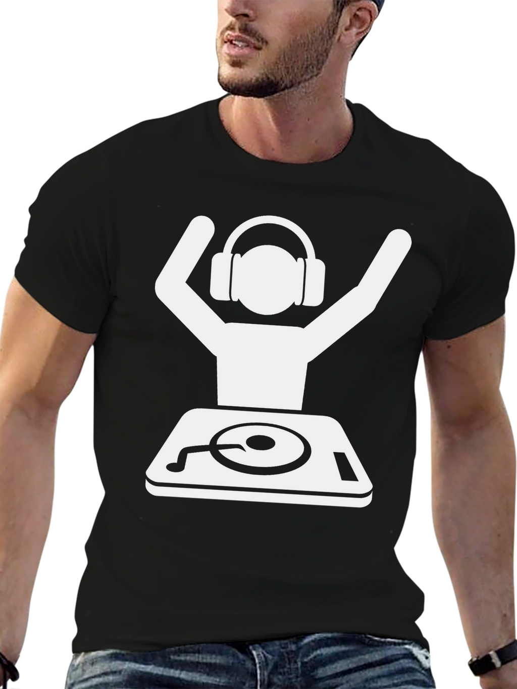 DJ Graphic Tee - Black T-Shirt