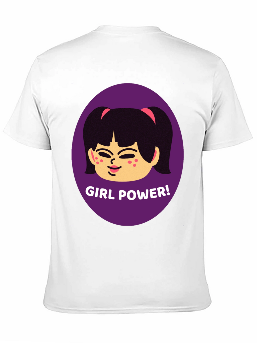 Girl Power! Graphic Tee - Black Cotton T-Shirt