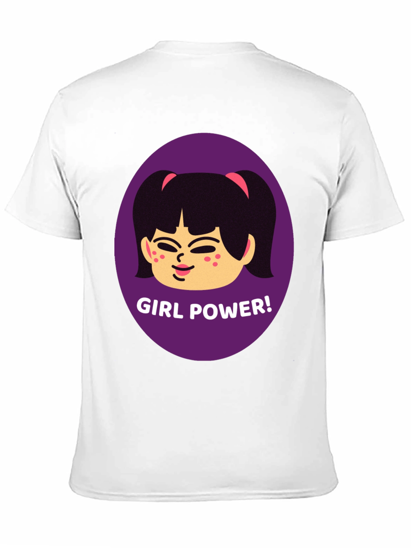 Girl Power! Graphic Tee - Black Cotton T-Shirt