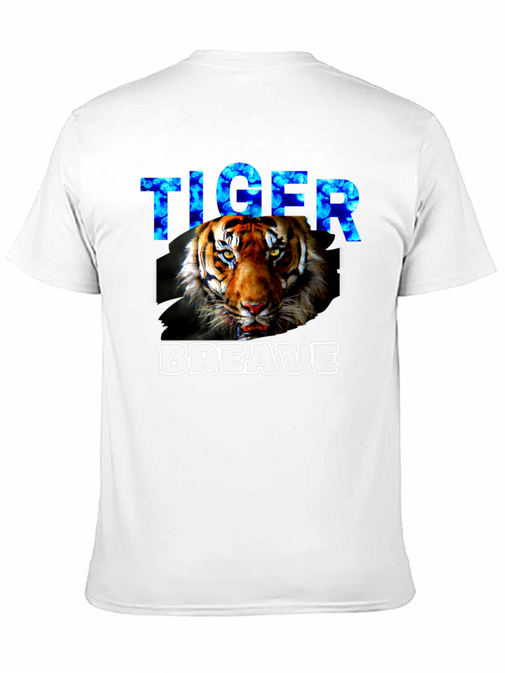 Tiger Brave Graphic T-Shirt - Black