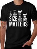 Size Matters Camera Lens T-Shirt Photography Gift